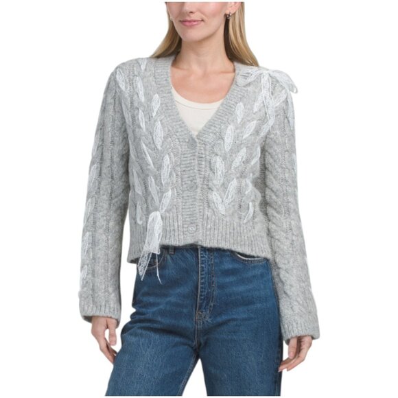 LOVE SHACK FANCY Louella Cardigan - Picture 1 of 3